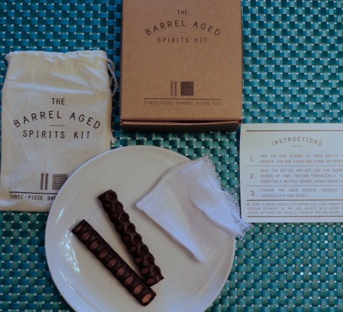 Barrel aged cocktail kit