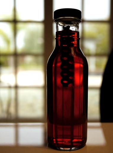 Negroni Cocktail being aged